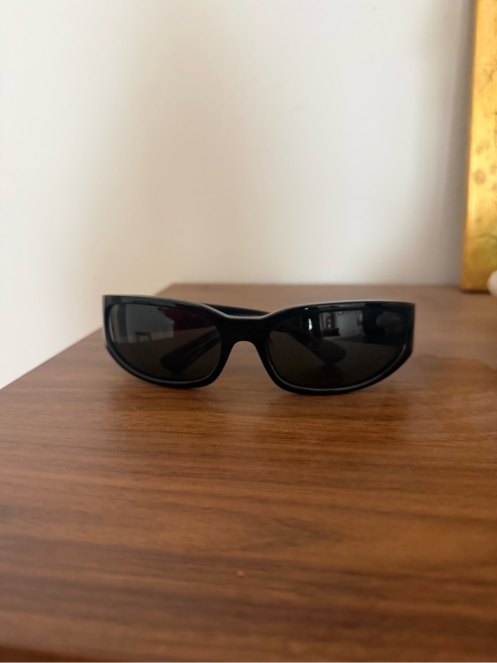 VEIL Black wrap Sunglasses by Akila